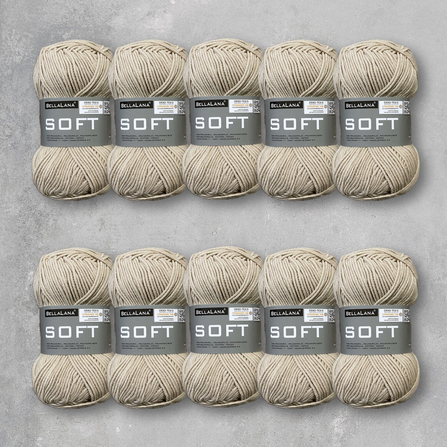 Wollpaket SOFT 10x 50gr. (zum Vorteilspreis)