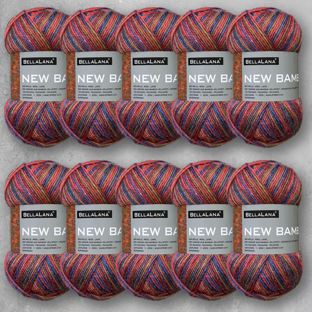 Bambuswolle-Paket NEW BAMBOO 10x 50gr. (zum Vorteilspreis) – 🧶 BellaLana