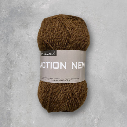 Strick-Set für Anfänger ACTION NEW klassischer Pullover (inkl. Strickanleitung)