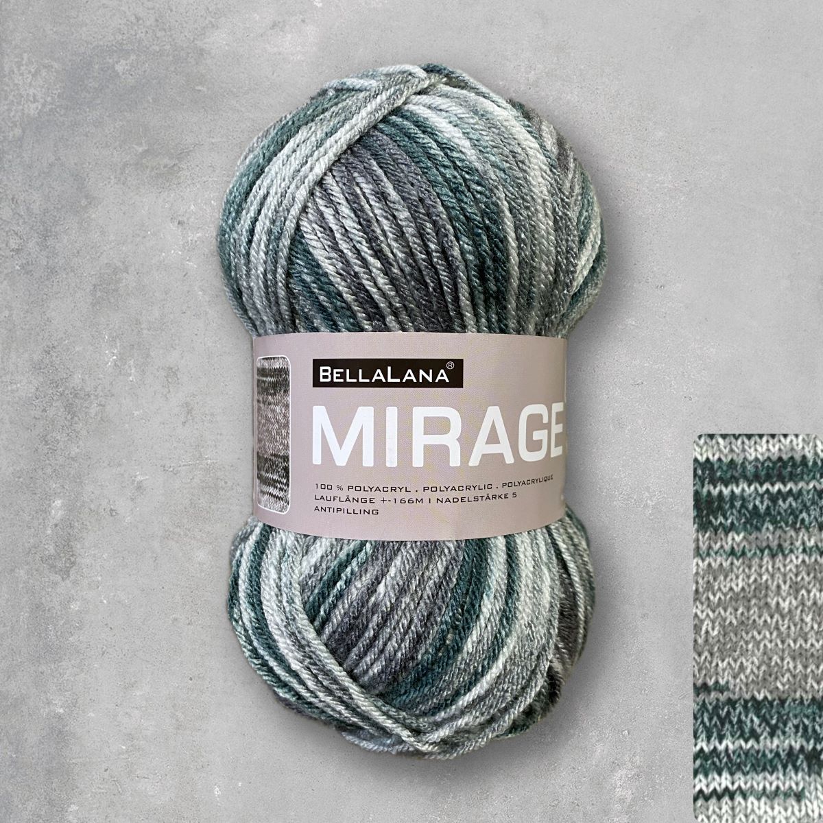 Strick-Set MIRAGE Poncho (inkl. Strickanleitung)