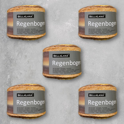 Wollpaket REGENBOGEN 5x 150gr. (zum Vorteilspreis)