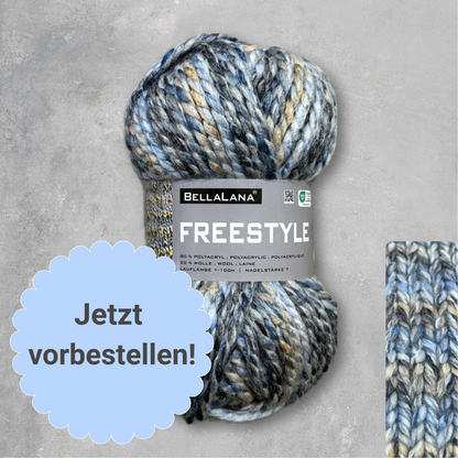 Strick-Set Anfänger FREESTYLE Cardigan (inkl. Anleitung)