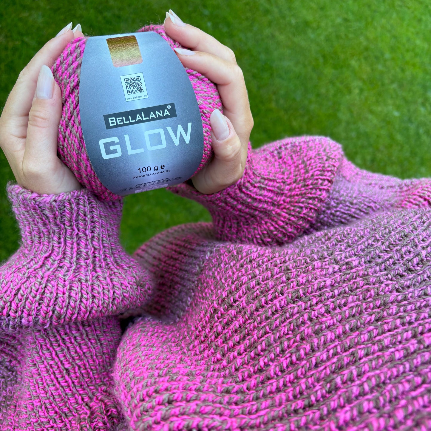 Strick-Set GLOW Pullover (inkl. Anleitung)