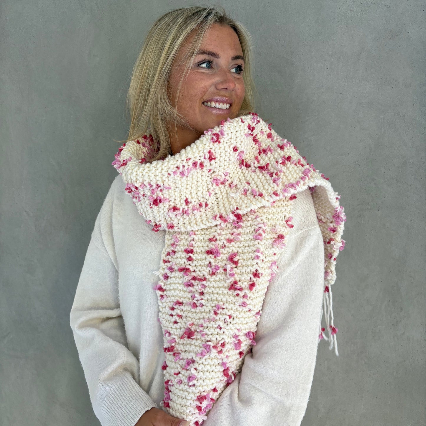 Strick-Set Anfänger BLOOM Schal (inkl. Anleitung)