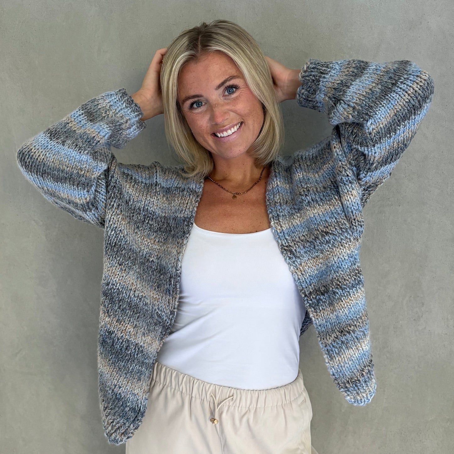 Strick-Set Anfänger FREESTYLE Cardigan (inkl. Anleitung)