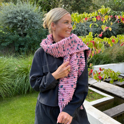 Anfänger-Set BLOOM Schal (inkl. Strickanleitung & Videotutorials)