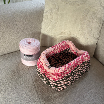 Häkel-Set BOOGIE Crochet Bag groß mit Verschluss (inkl. Häkelanleitung)