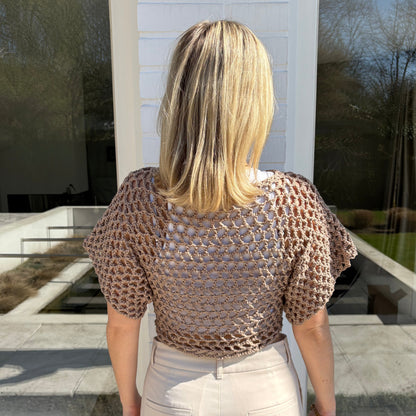 Häkel-Set FAIR recycelt Polyester Sommer-Shirt (inkl. Häkelanleitung)