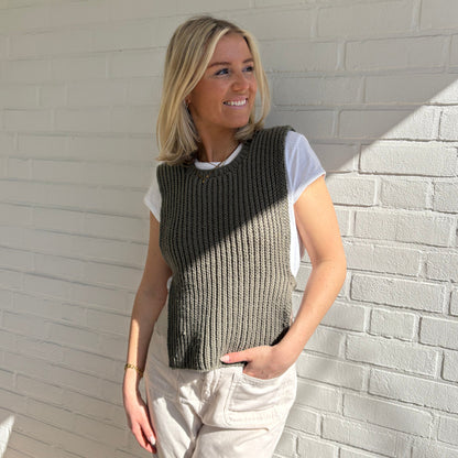 Strick-Set FAIR recycelt Acryl Pullunder (inkl. Strickanleitung)