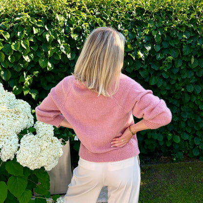 Strick-Set luftiger Cardigan MIRELLA (inkl. Strickanleitung)