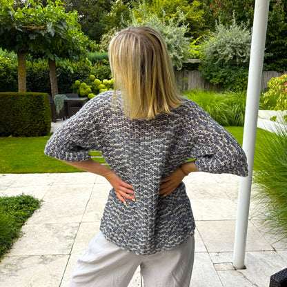 Häkel-Set NEW BAMBOO schöner Cardigan mit Kimono-Ärmeln (inkl. Häkelanleitung)