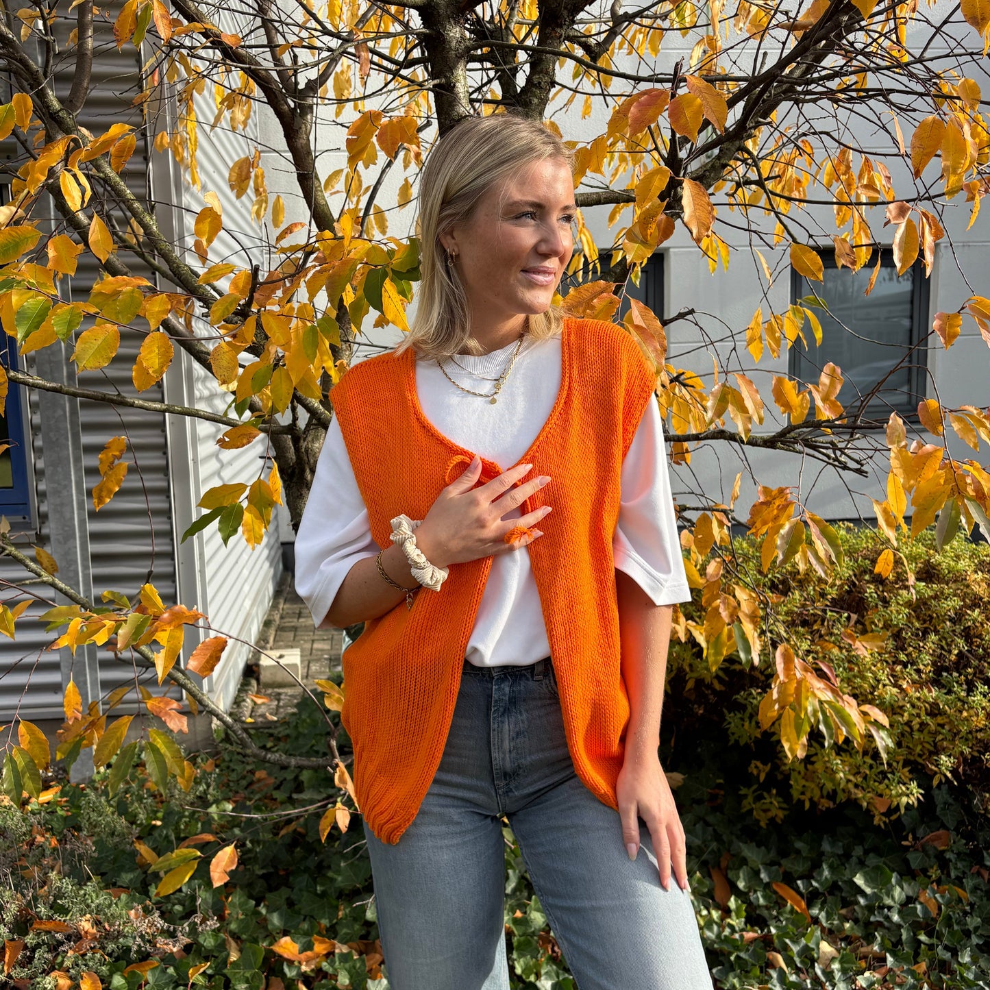 Strick-Set FAIR recycelt Acryl leichte Weste (inkl. Strickanleitung)