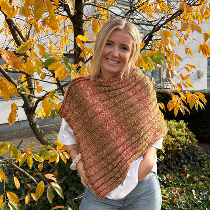 Strick-Set GLOW Poncho (inkl. Strickanleitung)