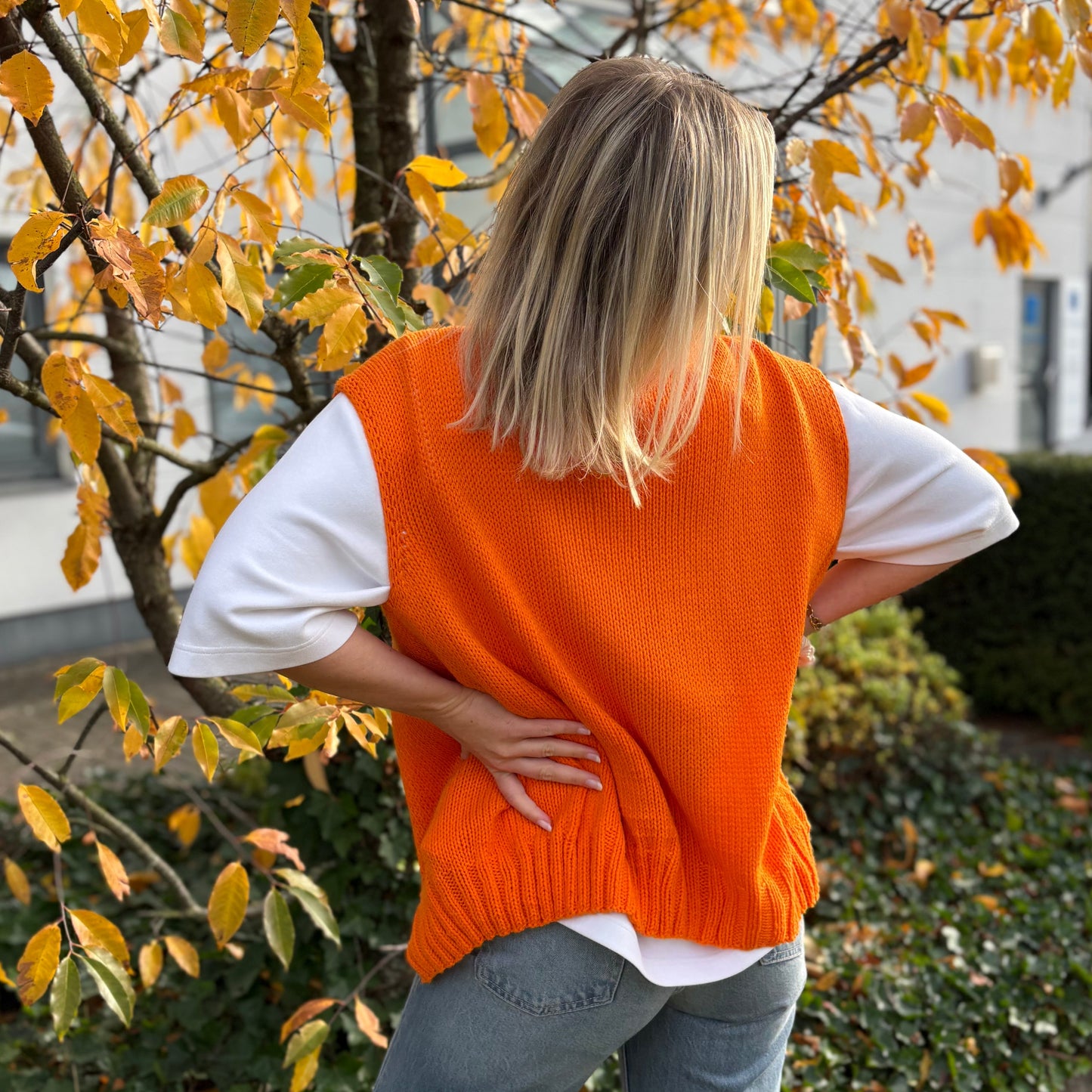 Strick-Set FAIR recycelt Acryl leichte Weste (inkl. Strickanleitung)