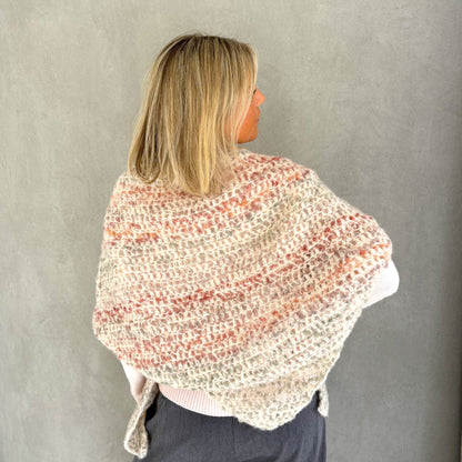 Häkel-Set ALPACA leopard leichtes Dreieckstuch (inkl. Häkelanleitung)