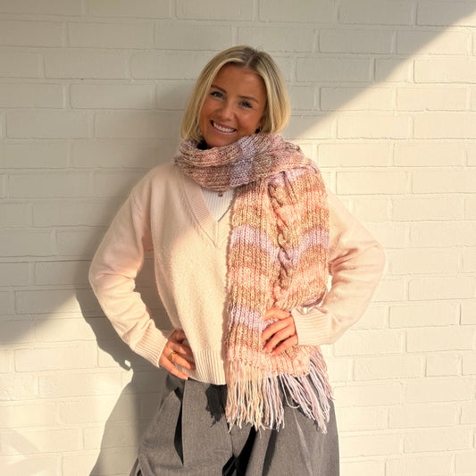 Strick-Set VERSAILLES leichter Schal (inkl. Strickanleitung)