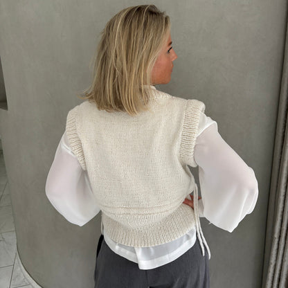 Strick-Set ALPACA POSE modischer Pullunder (inkl. Strickanleitung)