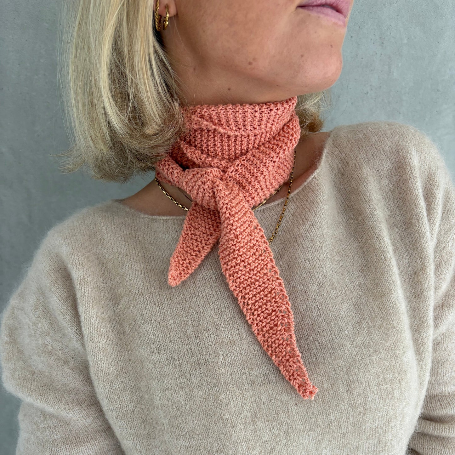 Strick-Set Anfänger MERINO Sophie Scarf / Halstuch (inkl. Strickanleitung)