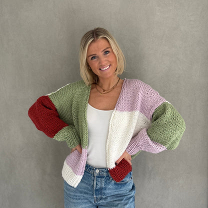 Strick-Set NORDKAP hochwertiger Cardigan (inkl. Strickanleitung)