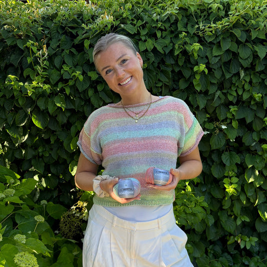 Strick-Set Sommerbrise Baumwolle T-Shirt (inkl. Strickanleitung)