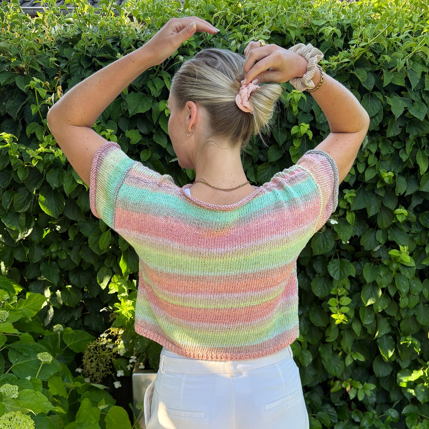 Strick-Set Sommerbrise Baumwolle T-Shirt (inkl. Strickanleitung)