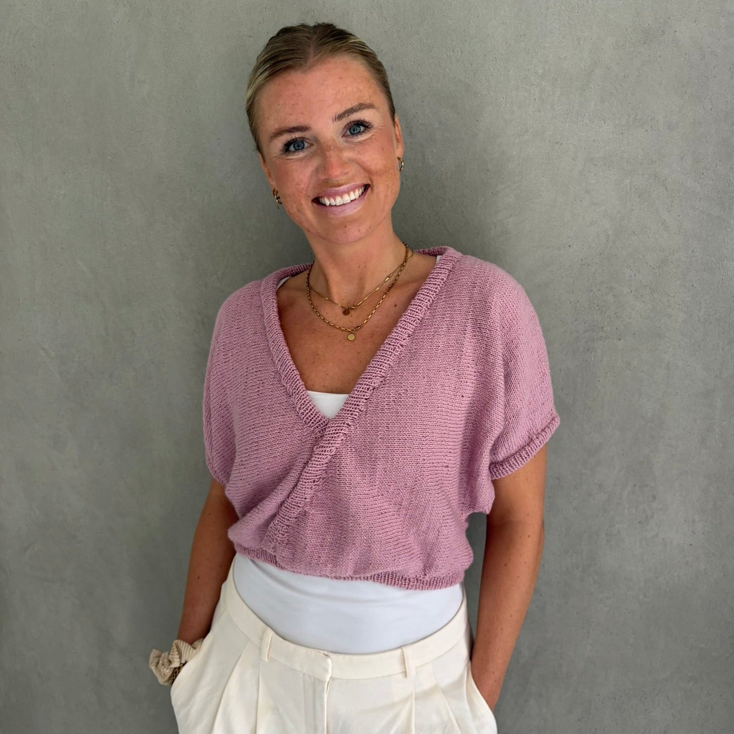 Strick-Set MERINO Sommer-Top (inkl. Strickanleitung)