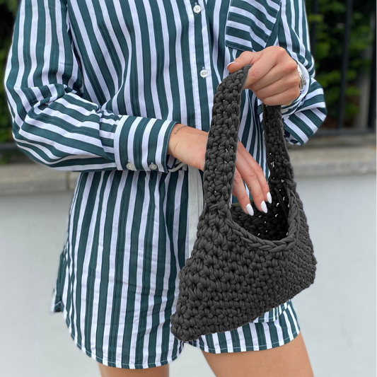 Komplett-Set Anfänger CROCHET BAG (inkl. Häkelanleitung & -nadel)