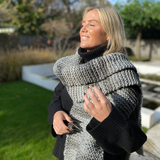 Strick-Set Anfänger FREESTYLE Kuschel-Schal (inkl. Anleitung)