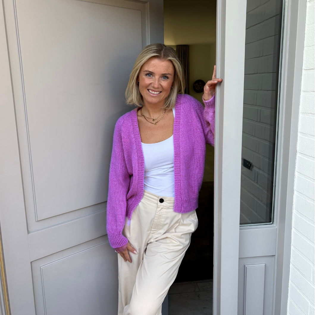 Strick-Set wunderschöner Cardigan MIRELLA (inkl. Strickanleitung)