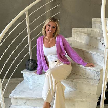 Strick-Set wunderschöner Cardigan MIRELLA (inkl. Strickanleitung)