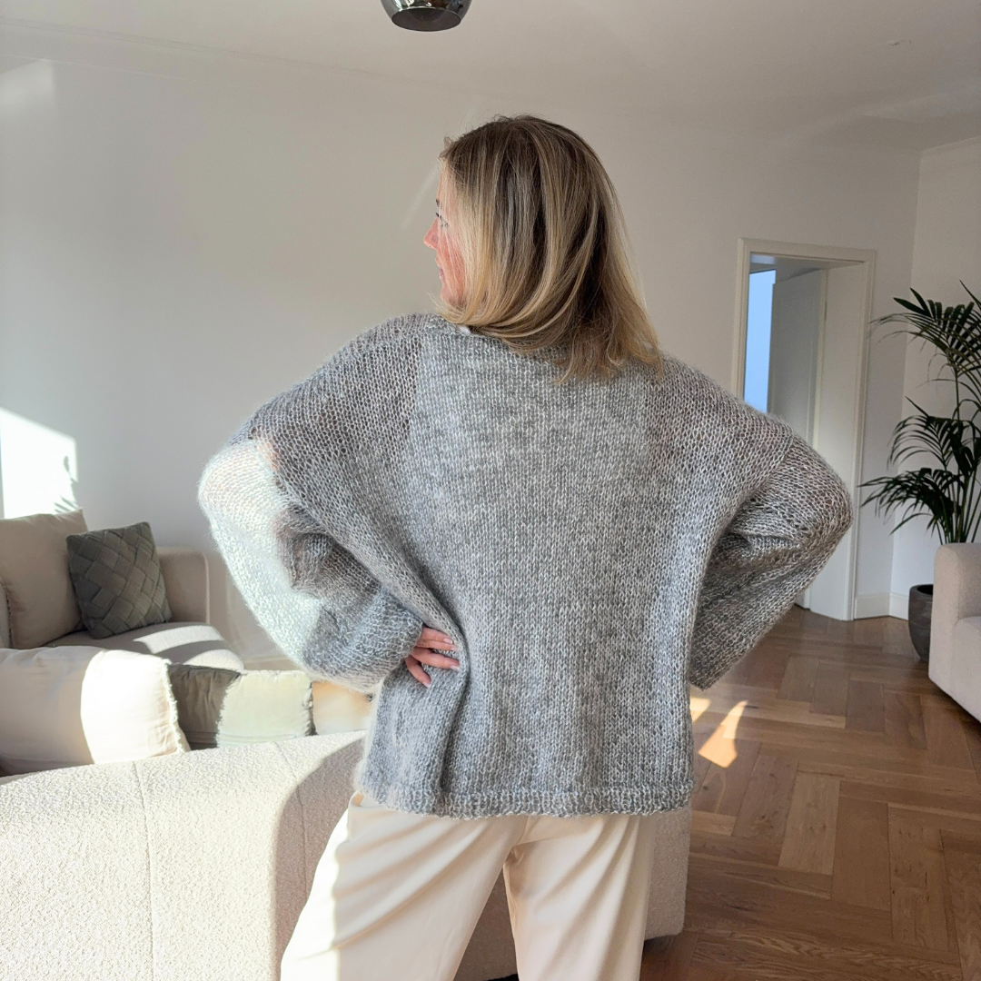 Strick-Set SHINE Glitzer-Cardigan (inkl. Strickanleitung)