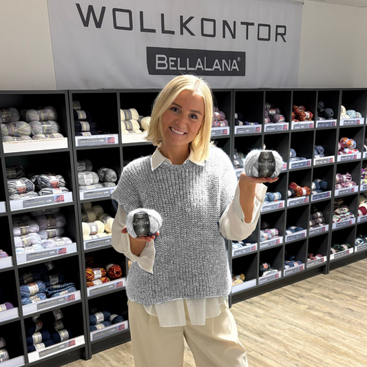 Strick-Set SHINE Glitzer-Pullunder (inkl. Strickanleitung)