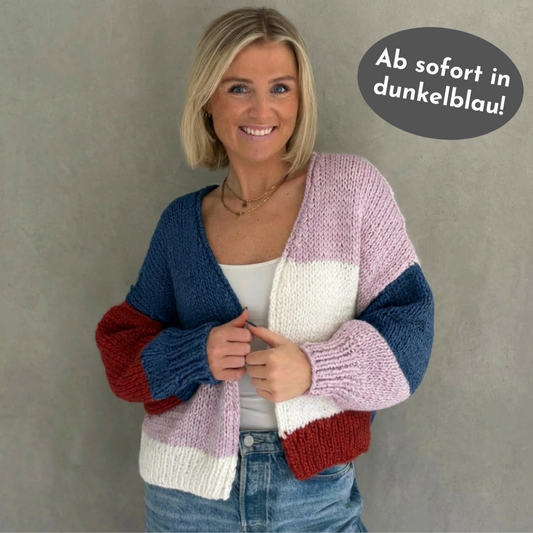 Strick-Set NORDKAP hochwertiger Cardigan (inkl. Strickanleitung)