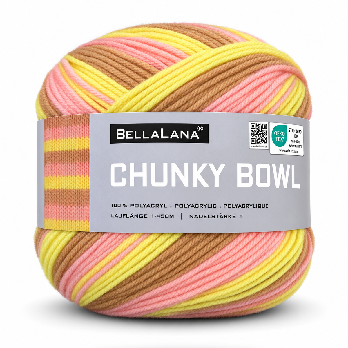 Strick-Set CHUNKY BOWL längerer Cardigan (inkl. Strickanleitung)