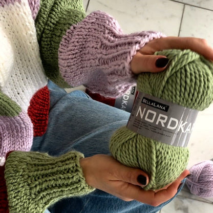 Strick-Set NORDKAP hochwertiger Cardigan (inkl. Strickanleitung)
