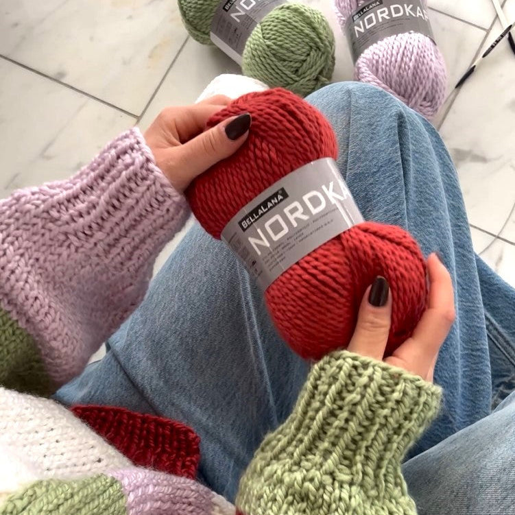 Strick-Set NORDKAP hochwertiger Cardigan (inkl. Strickanleitung)