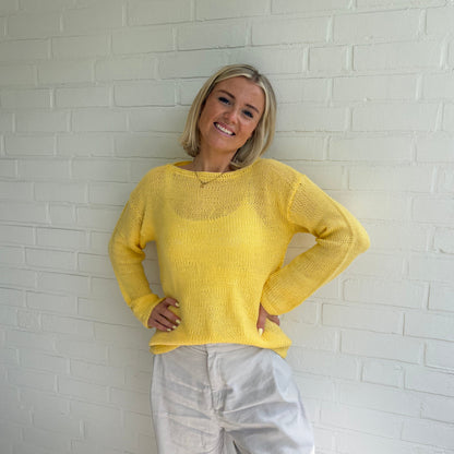 Strick-Set für Anfänger ACTION NEW klassischer Pullover (inkl. Strickanleitung)