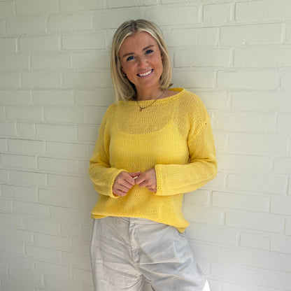 Strick-Set für Anfänger ACTION NEW klassischer Pullover (inkl. Strickanleitung)