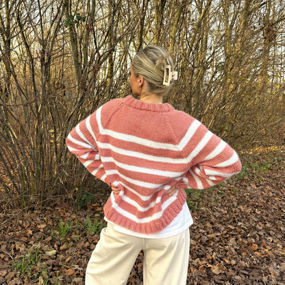 Strick-Set MARTINI Streifen-Pullover (inkl. Strickanleitung)