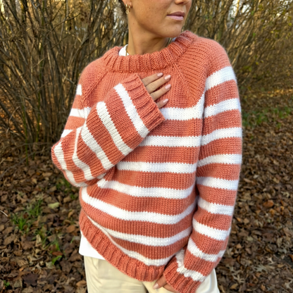 Strick-Set MARTINI Streifen-Pullover (inkl. Strickanleitung)